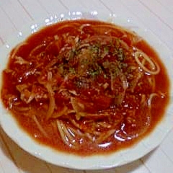 簡単！！トマトの冷たいパスタ☆